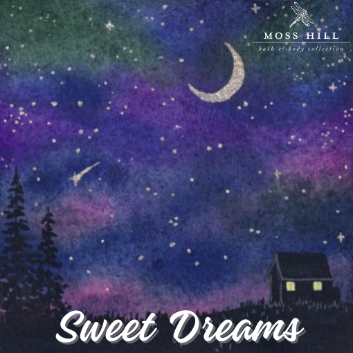 Sweet Dreams scent, handmade body care products and gift sets by Moss Hill in Louisville, Kentucky
