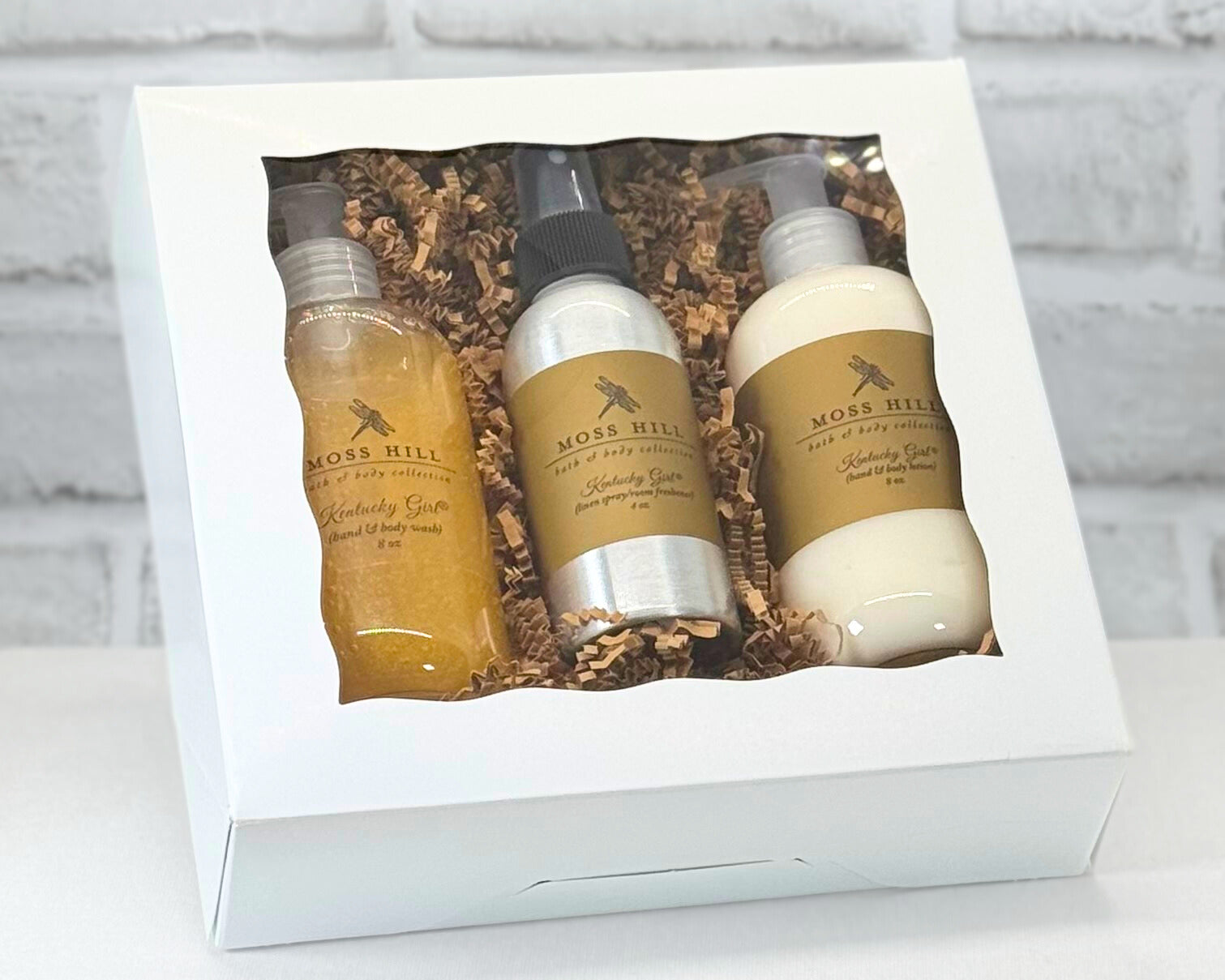 Home Essentials body care gift set with handmade wash, lotion, and linen spray