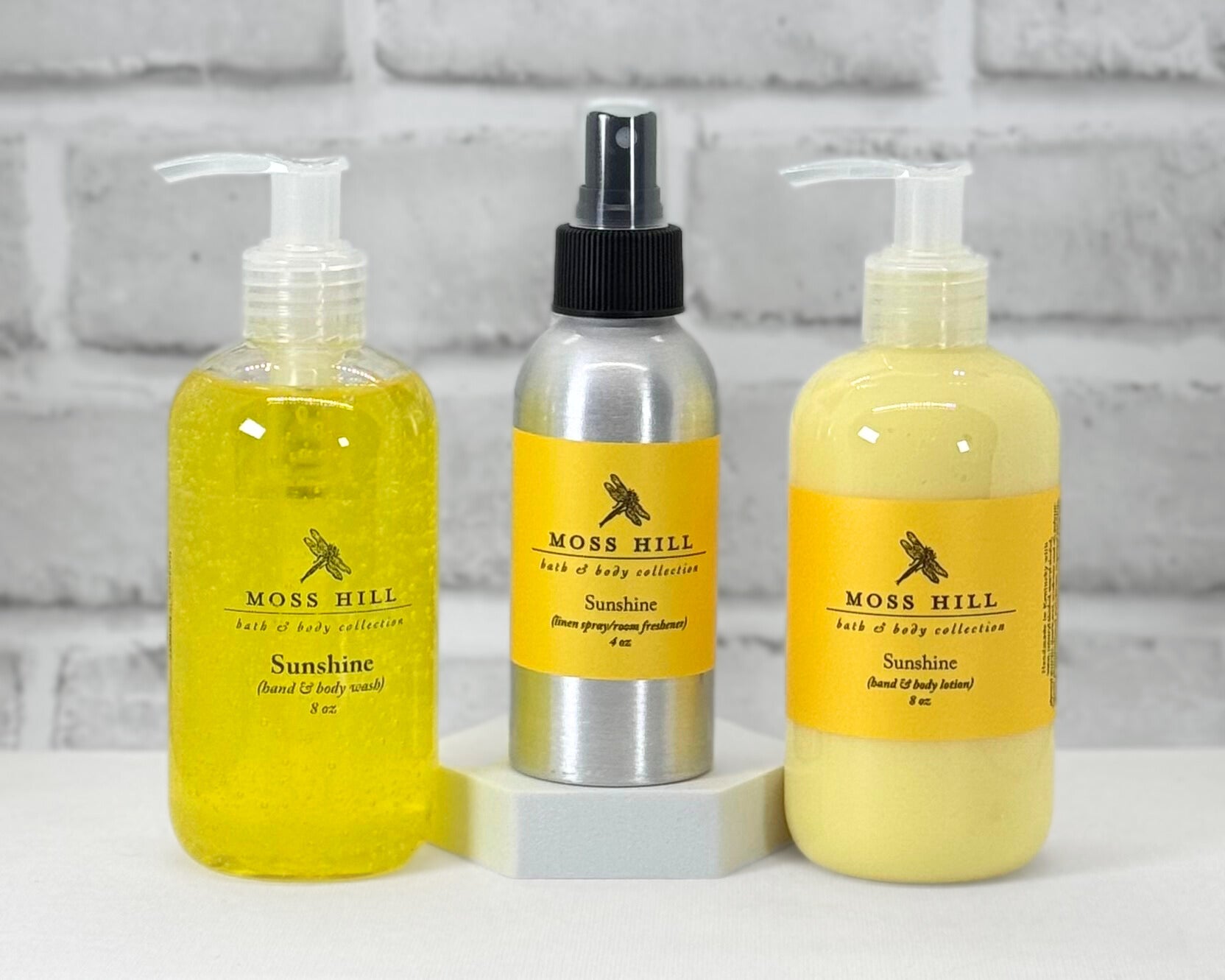 Custom fragrance Home Essentials Set with linen spray and handmade lotion