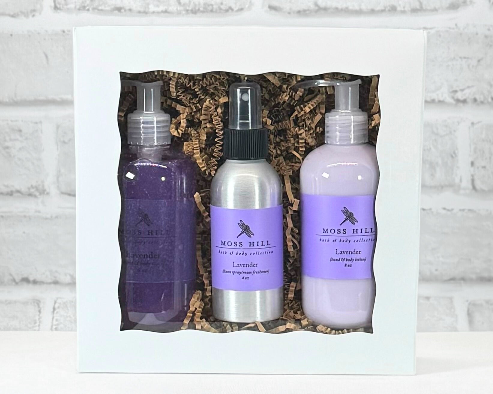 Home Essentials Set in custom fragrances . Handmade body care and linen spray