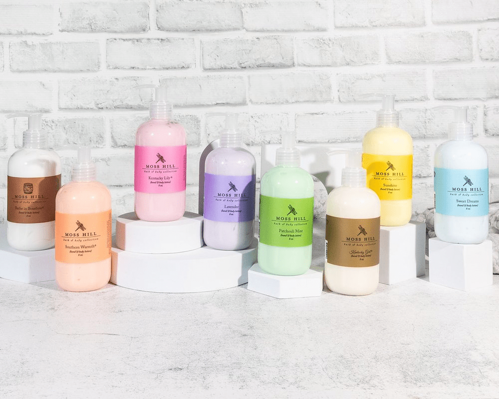 8 ounce hand made lotion bottles.