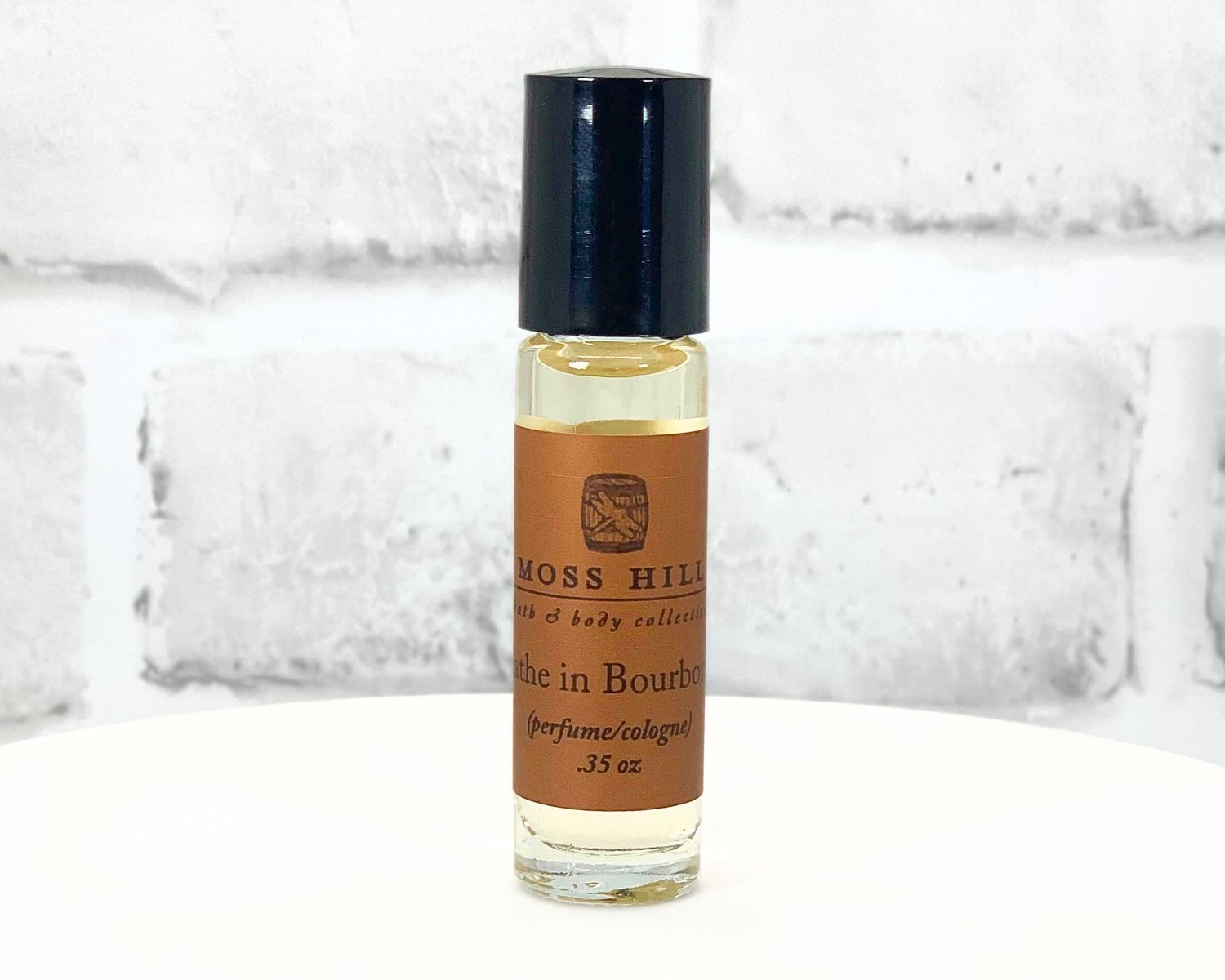 Moss Hill Roll-On perfume in the scent Bathe in Bourbon