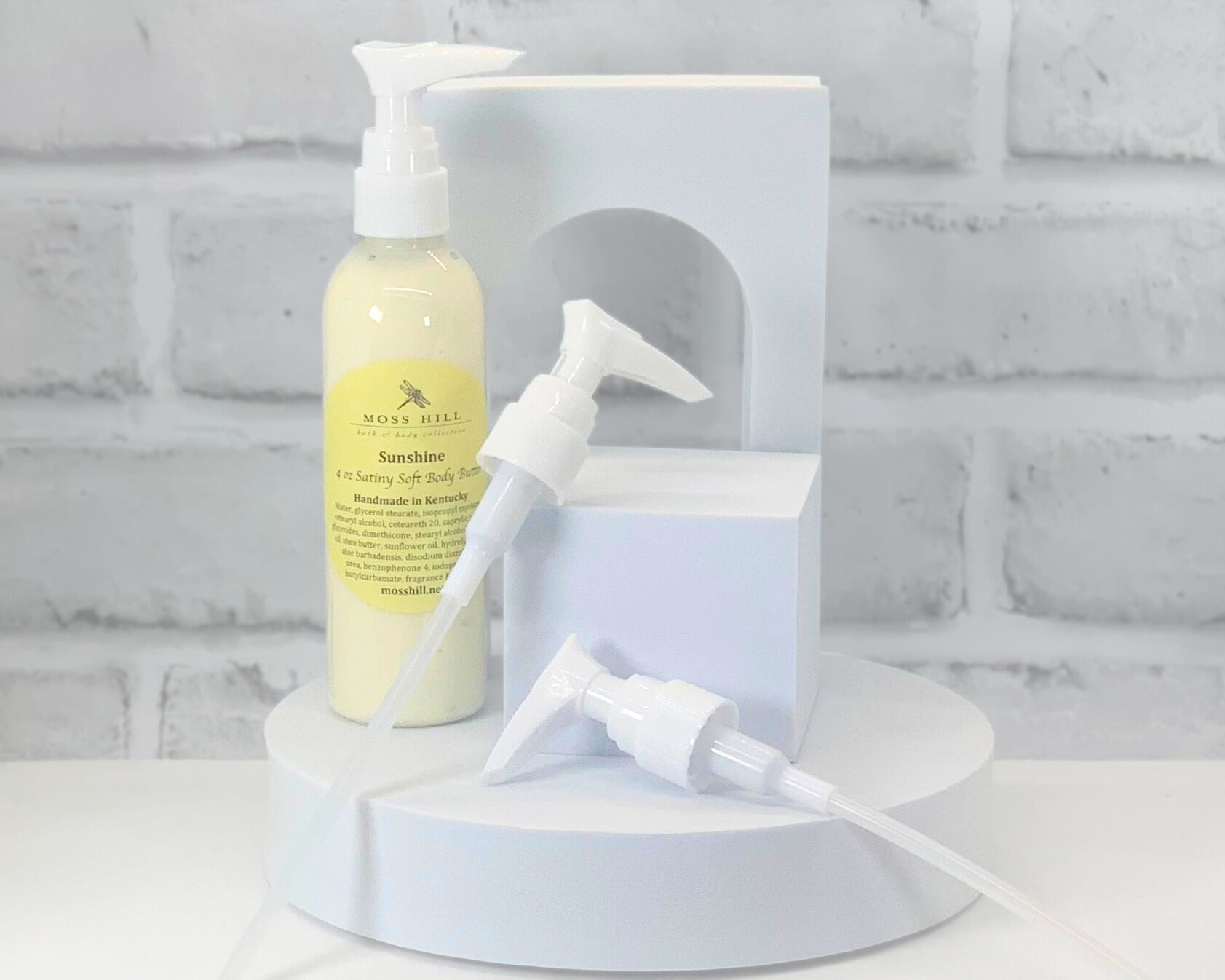 White Pump upgrade for 4 oz Satiny Soft Body Butter