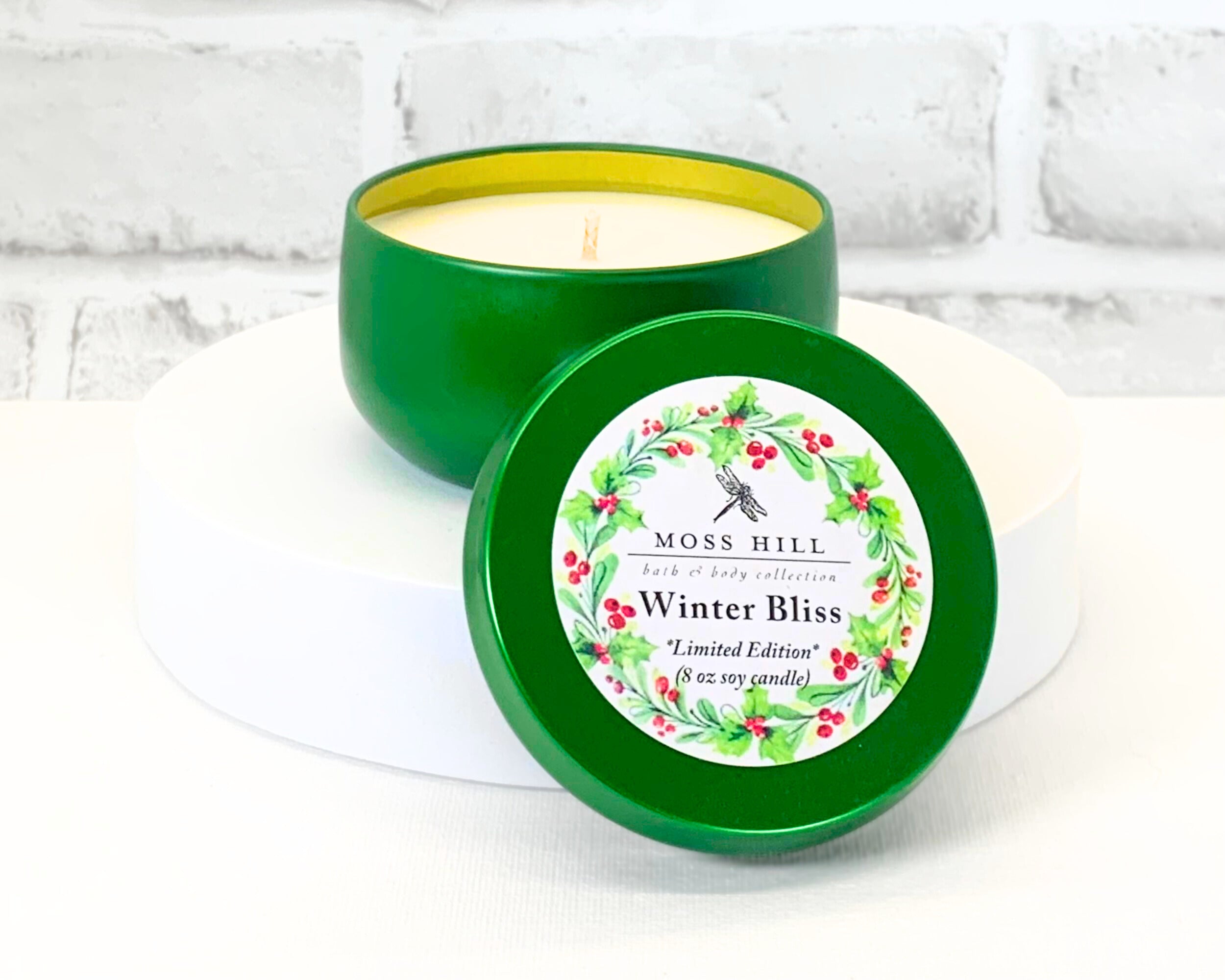 8 oz Seasonal Candle – Moss Hill Bath & Body Collection