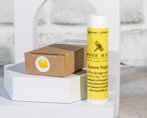 Moss Hill's Lemon Sugar lip scrub.