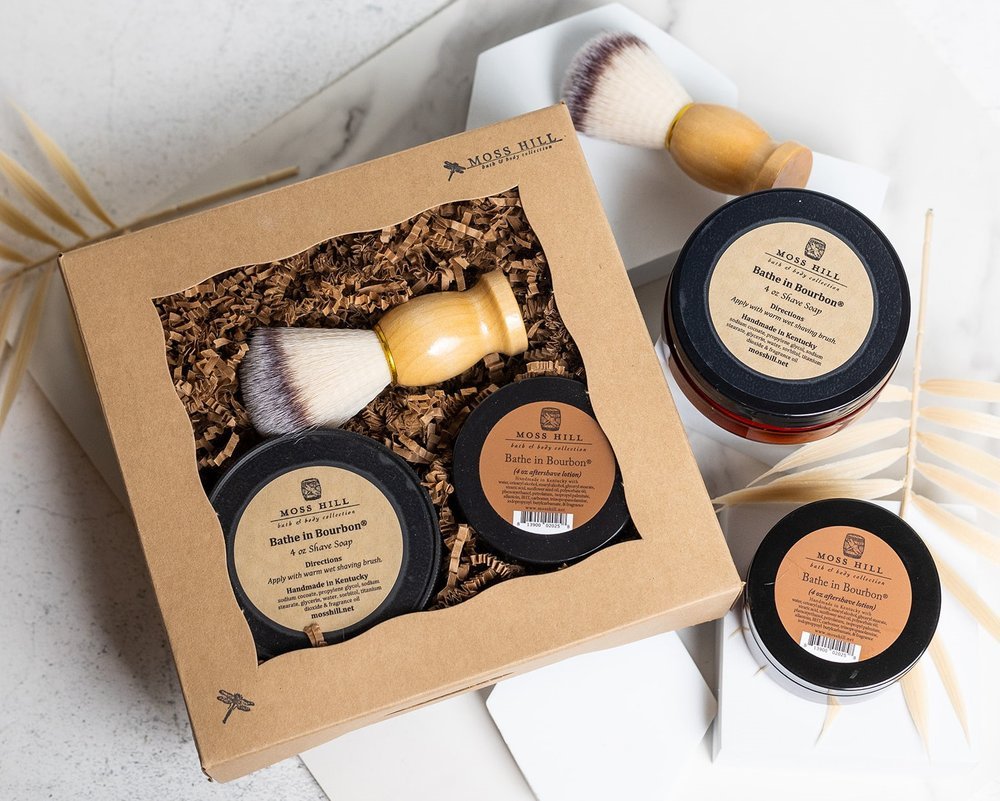 3 Piece Shave Box – Moss Hill Bath & Body Collection