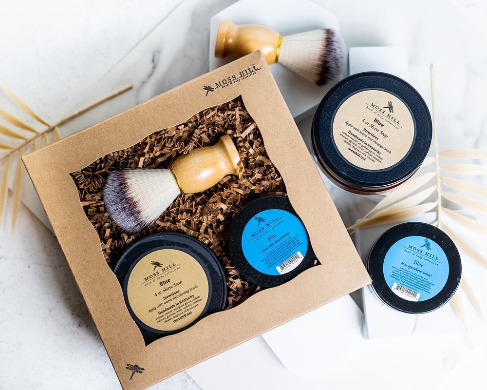3 Piece Shave Box – Moss Hill Bath & Body Collection