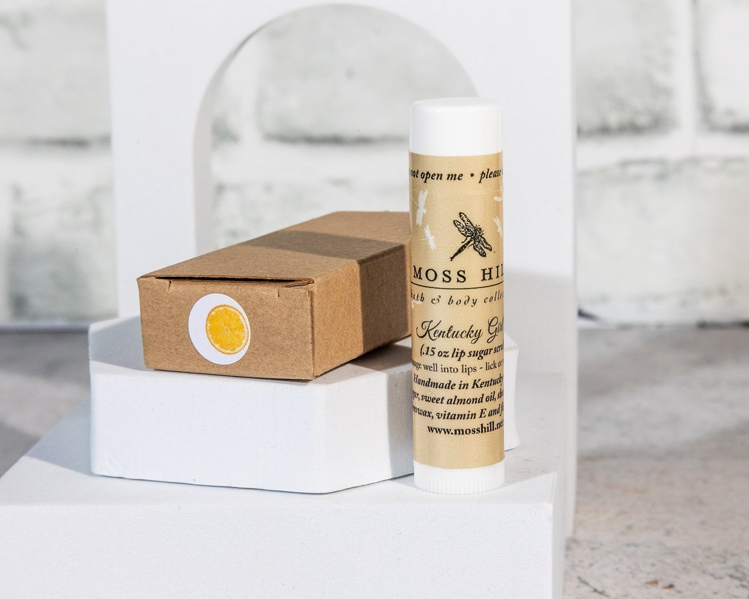 Moss Hill's Kentucky Girl lip scrub.